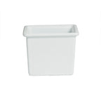 Thumbnail image #1 for G.E.T. Bugambilia IS013-MOD Square Salad Bar Bowl, 57-1/2 oz., 6-1/3"L x 6-1/3"W x 5"D, Cast Aluminum with Resin Coating
