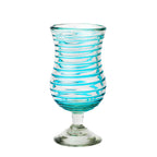 Thumbnail image #1 for Ten Strawberry Street Meridia 7MCR283 Hand-Blown Hurricane Mexican Glass, Non-Tempered, 7.5 in H x 3.5 in W Case of 6