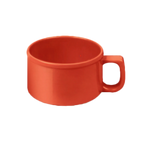 Thumbnail image #1 for Thunder Group CR9016PR 10 oz Red Melamine Soup Mug with C-Handle Case of 5 Dozen