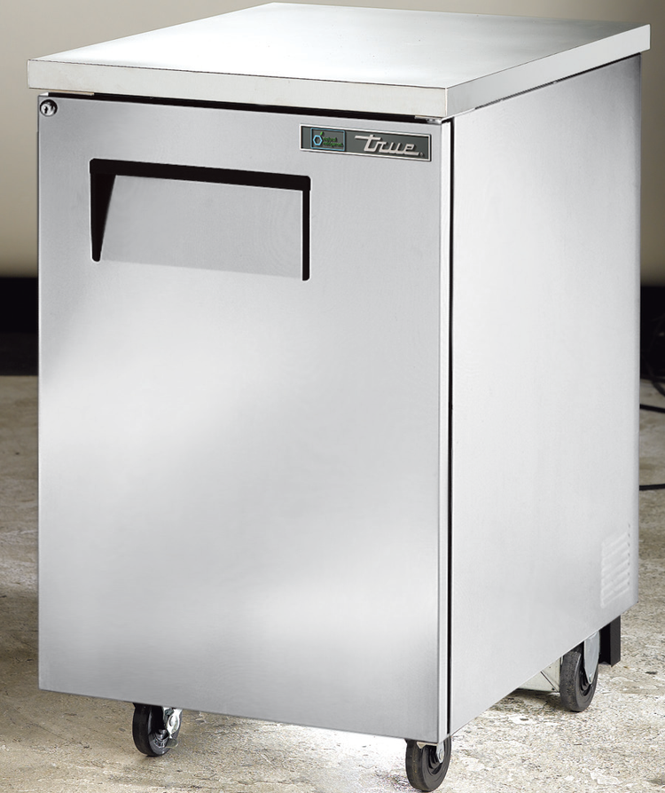 Product image #5 for True One-Section Solid Swing Door Back Bar Cooler, Stainless Steel, R290 Refrigeration, 30 6-Packs / 1 Half-Barrel Capacity