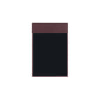 Thumbnail image #1 for Risch Iridescent MMB-IRI 5.5X8.5 Shimmer Faux-Leather Magnetic Menu Cover, Hardback, Top Hinge, 5-1/2" x 8-1/2" Case of 25