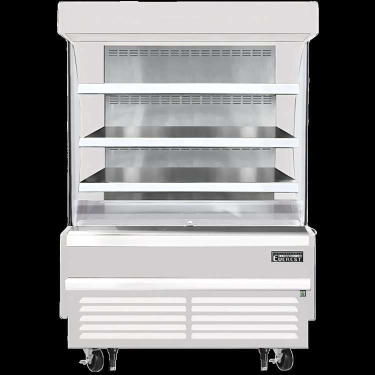 Product image #5 for Everest Refrigeration 48-Inch Vertical Open Air Merchandiser, 12.2 Cu. Ft., White, 28-Inch Deep