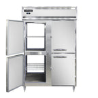 Thumbnail image #1 for Continental Refrigerator Designer Line D2RFNPTHD Two-Section Pass-Thru Refrigerator/Freezer, Self-Contained, Half-Height Solid Doors