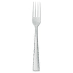 Thumbnail image #1 for Libbey Conde 926 038 Salad Fork, 7-1/4", Hammered Finish Handle, 18/8 Stainless Steel