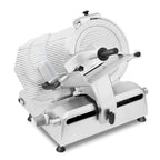 Thumbnail image #1 for Rheninghaus MO14 Commercial Slicer, Manual Belt Drive, Gravity Feed, 14-inch Hollow-Ground Knife, 1/2 HP, Anodized Aluminum