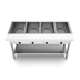 Thumbnail image #5 for KoolMore Four Pan Open Well Electric Steam Table with Undershelf