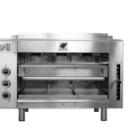 Thumbnail image #1 for AMPTO WeGrill ABERDEEN-G Gas Infrared Overfire Broiler, Single Deck Countertop, Stainless Steel, 3 Burners