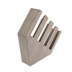 Thumbnail image #2 for Cal-Mil Aspen 2048-4-110 Angled Cup and Lid Organizer, Gray-Washed Pine Wood, 4 Compartments