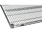Thumbnail image #1 for AllPoints Foodservice Parts & Supplies Metro 1263905 Chrome Wire Shelf, 48"W x 24"D, Corner Release