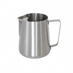 Thumbnail image #1 for Browne USA Foodservice 515070 Stainless Steel Water Pitcher, 70 oz, Ice Catcher, Large Handle