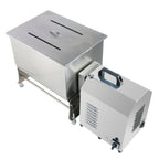 Thumbnail image #2 for Hakka Brothers Corp Hakka food processing FME40TB Electric Tilting Meat Mixer Tank, 65 lb Capacity, Stainless Steel