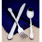 Thumbnail image #2 for Libbey Linda 134 030 Dinner Fork, 7-3/8", 18/0 Stainless Steel, Medium Weight