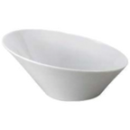 Thumbnail image #1 for Vertex China Signature ARG-IC5 Slanted White China Bowl, 8 oz, 5-1/2 x 5-3/8 x 2-5/8 in Case of 3 Dozen