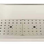 Thumbnail image #5 for Micro Matic USA DP-1611 Surface-Mount Platform Drip Tray with Glass Rinser, Polished Stainless Steel, 59 x 20 Inches, for 12-14 Faucets