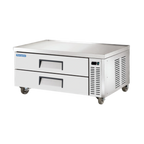 Thumbnail image #1 for Norpole, Inc. NPCB-52 Chef Base Refrigerator, 52"W, 2 Drawers, Stainless Steel, Self-Contained Side-Mounted Refrigeration