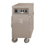 Thumbnail image #1 for SecoSelect C5 Mobile Heated Holding Cabinet, Half-Height, 5-Pan, Insulated, Solid Door, Aluminum Exterior