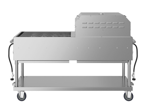 Product image #7 for KoolMore 36-Inch Commercial Outdoor Propane Grill and Pizza Oven Combo, 10-Burner Mobile Stainless Steel Charbroiler