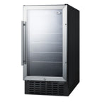 Thumbnail image #2 for Summit Commercial SCR1841BADA Commercial Beverage Center, 2.7 cu. ft., Glass Door, Black, Built-In or Freestanding