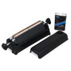 Thumbnail image #1 for Alegacy Foodservice Products 963 Triple Knife Sharpening Stone System, Coarse/Medium/Fine, Reversible, with Plastic Case