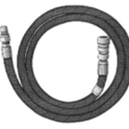 Thumbnail image #1 for Crown Verity Parts ZCV-NGH075 Natural Gas Hose, 3/4 in. x 10 ft., with Quick Disconnect