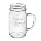 Thumbnail image #1 for Steelite Bormioli Rocco, Quattro 4951Q487 17 oz Soda Lime Glass Jar 1 Dozen