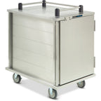 Thumbnail image #1 for Dinex TQ DXPICTPT10 Stainless Steel Pass-Through Tray Delivery Cart, 1-Compartment, 10-Tray Capacity