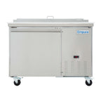 Thumbnail image #3 for Empura Refrigeration E-KPP44 Pizza Prep Table, 47.4"W, 1 Solid Door, 6 Pan Capacity, Stainless Steel