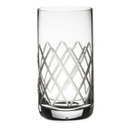Thumbnail image #1 for Steelite International Rona, Diamond 480186R383 Highball Tumbler, 12.35 oz, Diamond Cut, Crystalline Case of 2 Dozen