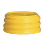 Thumbnail image #1 for TableCraft Products PourMaster N17Y Low Profile Pour Bottle Top, Yellow Polyethylene, Dishwasher Safe Case of 160