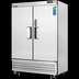 Thumbnail image #5 for Everest Refrigeration EBF2-LAB Two-Section Laboratory Freezer, 33 Cu. Ft., Self-Contained Bottom-Mount, Stainless Steel