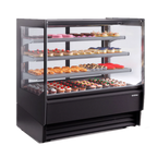 Thumbnail image #1 for Infrico USA IDC-VBR18IPR Refrigerated Bakery Display Case, 75.4"W, Self-Contained, Straight Glass, 3 Shelves