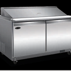 Thumbnail image #2 for Serv-Ware 24 Pan Mega Top Sandwich Prep Table Refrigerator