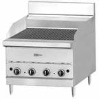 Thumbnail image #6 for Garland G24-BRL 24-Inch Countertop Gas Charbroiler, Ceramic Briquette, Manual Burner Valves, Stainless Steel