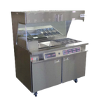Thumbnail image #1 for Marshall Air Systems ThermoGlo RR5-42-12LEDLT 42-Inch Stainless Steel Fry Dump Station with Heater, LED Lights, 12-Station Timer, Left Dump