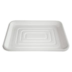 Thumbnail image #1 for Dinex DXTR1418D42 Compostable Bagasse Disposable Food Tray, Rectangular, 14 x 18 in, Natural