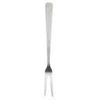 Thumbnail image #1 for TableCraft Solaire Collection 12980 Two-Tine Carving Fork, 12.5", Hammered 18/0 Stainless Steel