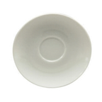 Thumbnail image #1 for 1880 Hospitality Queensbury by Oneida® R4650000500 Porcelain Saucer, 6-1/4" Round, Wide Angled Rim, Bright White Case of 3 Dozen