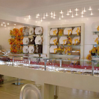 Thumbnail image #1 for Oscartek Gem R4 GEM R4 DP1700 67-Inch Self-Contained Refrigerated Deli/Pastry Showcase with Straight Glass and LED Lighting