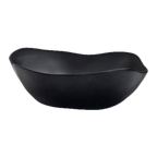 Thumbnail image #2 for Steelite International Delfin, Marisol Black 7000DD005 Black Melamine Salad Bowl, 6.75 qt., 16 x 13 x 5 in.