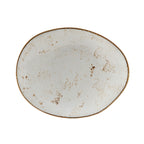 Thumbnail image #1 for Tuxton China Artisan Geode GGA-650 Porcelain Ellipse Plate, Agave, 8-3/8" x 6-7/8" 1 Dozen