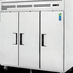 Thumbnail image #5 for Everest Refrigeration ESR3 Three-Section Reach-In Refrigerator, 71 Cu. Ft., Solid Hinged Doors, Stainless Steel Interior, Top-Mounted Self-Contained