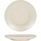 Thumbnail image #1 for International Tableware Hearth™ HT-21-PI 12" Round Coupe Plate, Fully Vitrified Stoneware, Pistachio Reactive Glaze 1 Dozen