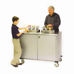 Thumbnail image #1 for Lakeside Manufacturing EZ Serve 70271 Condiment Cart, 50-1/4"W x 27-1/2"D x 48-1/2"H, 12 Manual Pumps, 3-Product
