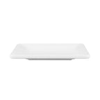 Thumbnail image #2 for G.E.T. Pebble Creek - EGS D9SQRR-W 9-Inch White Square Pebble-Textured Melamine Plate Case of 6
