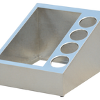 Thumbnail image #1 for Steril-Sil Company VTC-1HP-4 5-Section Stainless Steel Countertop Condiment Dispenser