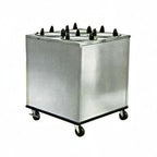 Thumbnail image #1 for Lakeside Manufacturing EASY-GLIDE 5406 Unheated Mobile Dish Dispenser, Enclosed Base, 4 Compartments, for Round Plates