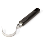 Thumbnail image #1 for Stanton Trading 1156 Butter Curler/Cutter, 6-Inch, Curved Stainless Steel Blade, Plastic Handle Case of 12