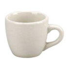 Thumbnail image #1 for Vertex China Vista VRE-35 China A.D. Cup, 3-1/2 oz, Round, with Handle, White, Polished Foot Case of 3 Dozen