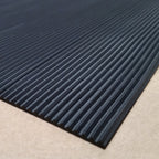 Thumbnail image #1 for Cactus Mat EZY Kleen 1011F-E3 Round Rib Vinyl Floor Mat Runner, Gray, 3' Wide x 1/8" Thick