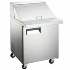 Thumbnail image #1 for USR Brands Coldline SMP27 Sandwich/Salad Prep Refrigerator, 1 Door, 12-Pan Top, Stainless Steel, 27-1/2" Wide